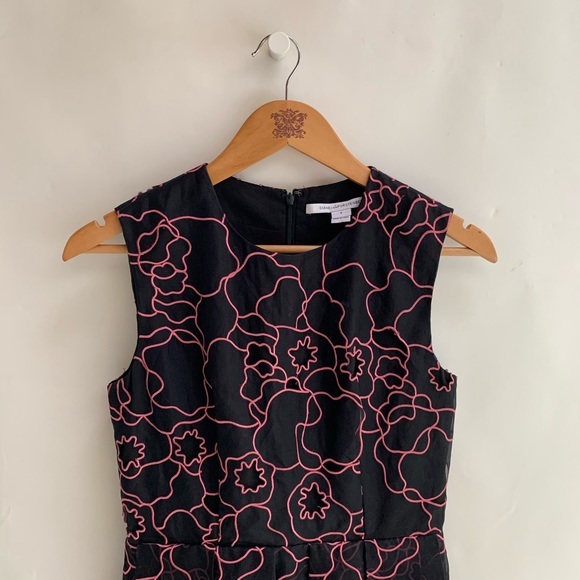Diane Von Furstenberg Leni Dress Peplum Cocktail Dress Size 2 - Picture 6 of 9